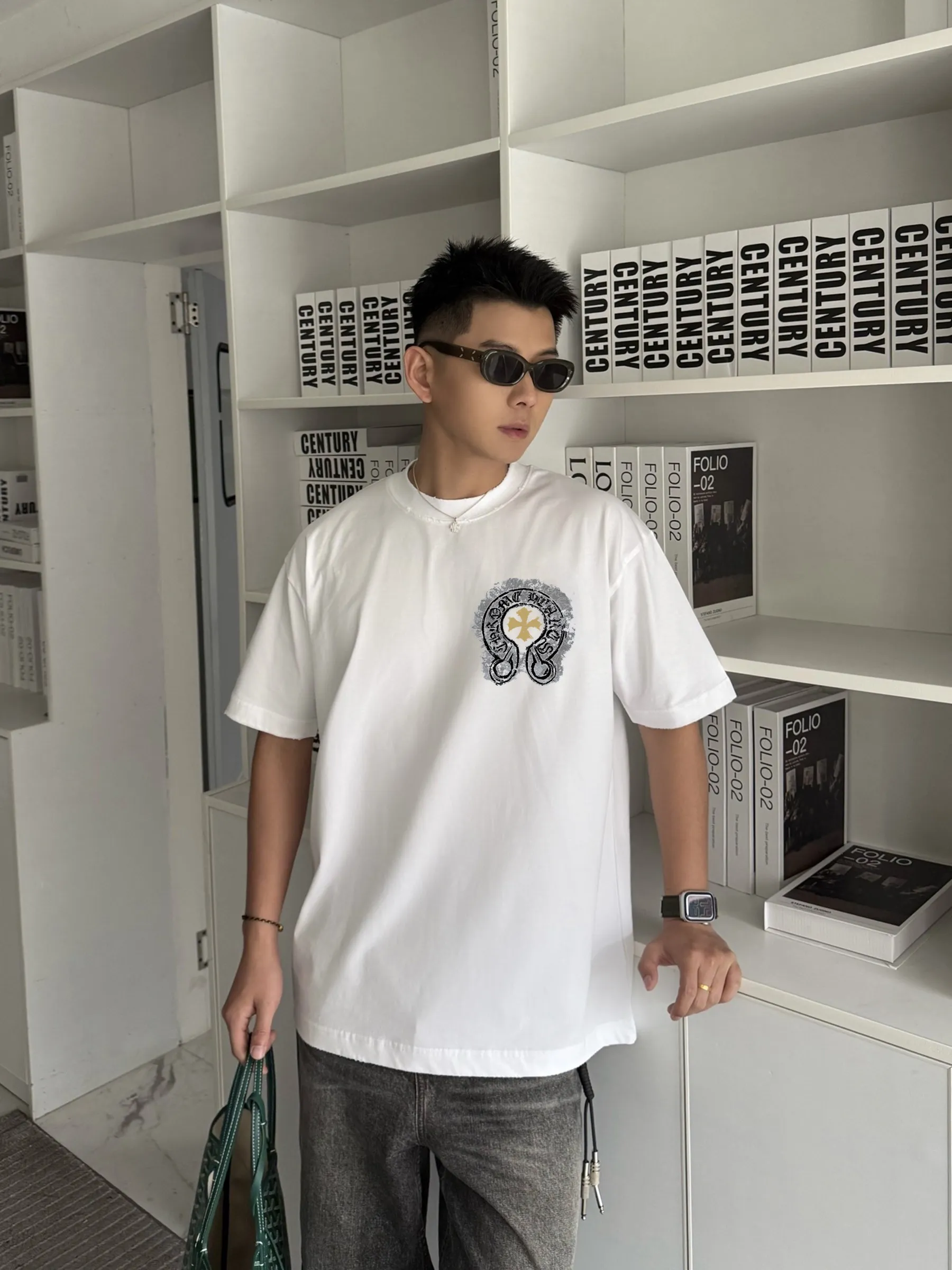2025 New Arrival Original T Hot Sale Premium Quality OS logo 100% Factory Size：S-2XL Black White